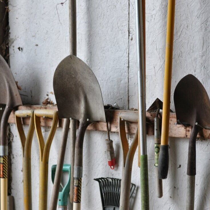 Looking after garden tools
