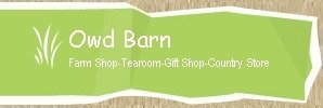 Logo Owd Barn farm shop, tearoom and country store