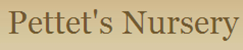 Logo Pettet's Nursery