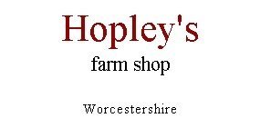 Logo Hopley's Farm Shop