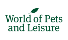 Logo tuincentrum World of Pets and Leisure