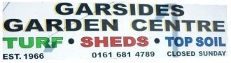Logo tuincentrum Garsides Garden Centre