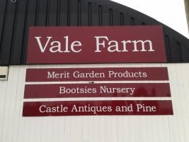 Logo tuincentrum Vale Farm Garden Centre